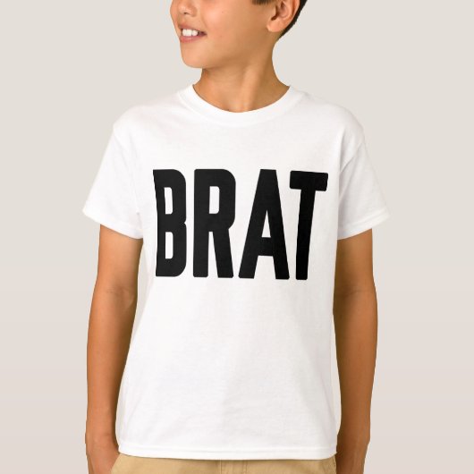 ブラット汗シャツデザイン Tシャツ (正面)