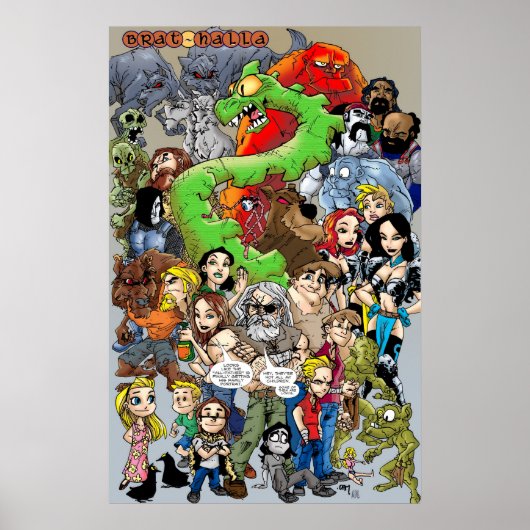 ブラット・ハラ・キャスト ポスター (正面)