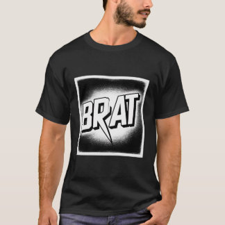 ブラットTシャツ – 白黒ティー Tシャツ
