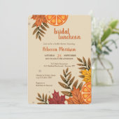 ブラッドオレンジと紅葉 招待状 (スタンド正面)