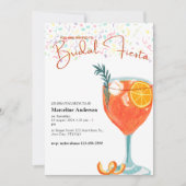 ブラッドオレンジカクテル メキシカンブライダルフィエスタ 招待状 (正面)