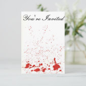 ブラッドスプラッターの招待 招待状 (スタンド正面)