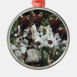 ブラッドティーとレッドストリングからオークの住人 メタルオーナメント