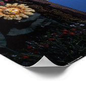 ブラッドティーとレッドストリングのプリント ポスター (角)