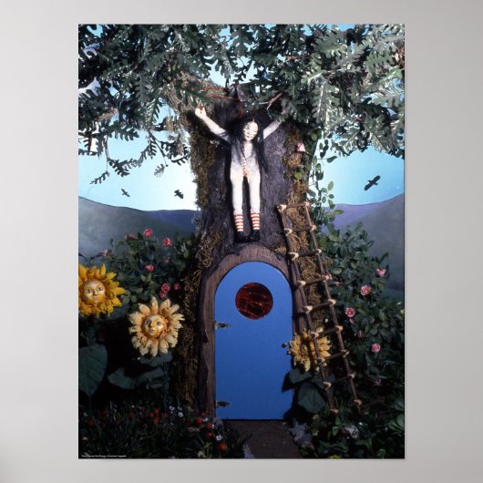 ブラッドティーとレッドストリングのプリント ポスター (正面)