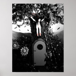 ブラッドティーとレッドストリングのプリント ポスター