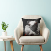 ブラッドティー及び赤紐白玉枕 クッション (椅子)