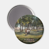 ブラッドドックパークヴィンテージカンバーランドマグネット マグネット (正面/裏面)