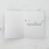 ブラッドドロート・ワイルドフラワー悔やみや弔慰 カード (内部)