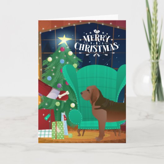 ブラッドハウンドとサンタの贈り物 シーズンカード (正面)