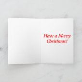 ブラッドハウンドのクリスマスカード シーズンカード (内部)