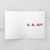 ブラッドハウンドのクリスマス シーズンカード (内部)