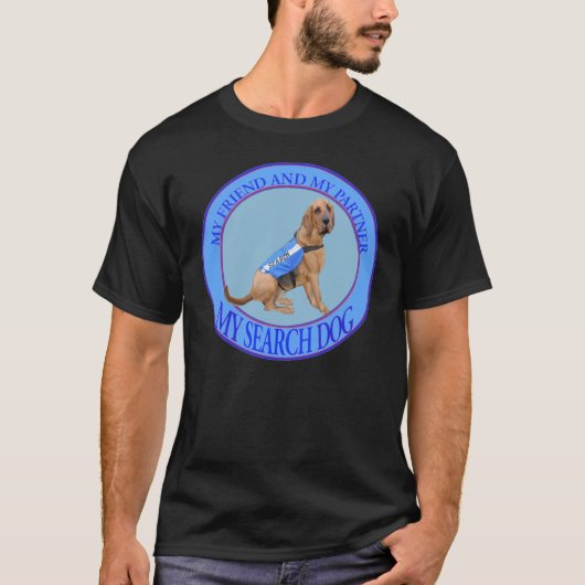 ブラッドハウンドのパートナー Tシャツ (正面)