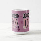 ブラッドハウンドの花型女性歌手 コーヒーマグカップ (中央)