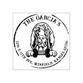 ブラッドハウンドカスタムー差出人住所 ラバースタンプ (インプリント)