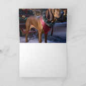 ブラッドハウンドクリスマスフェスティバルシーズン カード (内部)