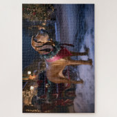 ブラッドハウンドクリスマスフェスティバルシーズン ジグソーパズル (縦)