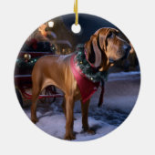 ブラッドハウンドクリスマスフェスティバルシーズン セラミックオーナメント (裏面)