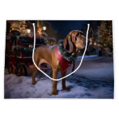 ブラッドハウンドクリスマスフェスティバルシーズン ラージペーパーバッグ (正面)