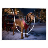 ブラッドハウンドクリスマスフェスティバルシーズン ラージペーパーバッグ (裏面)