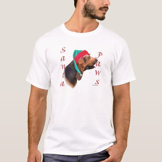 ブラッドハウンドサンタポーズ Tシャツ (正面)