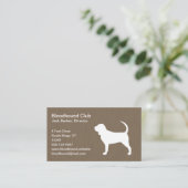 ブラッドハウンドシルエット 名刺 (スタンド正面)