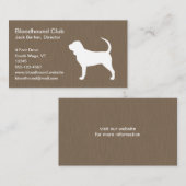 ブラッドハウンドシルエット 名刺 (正面/裏面)