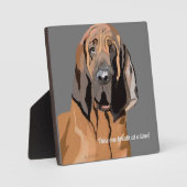 ブラッドハウンドデジタルスケッチ フォトプラーク (正面)