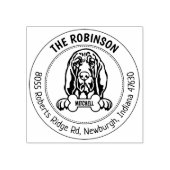 ブラッドハウンドドッグ差出人住所 ラバースタンプ (インプリント)