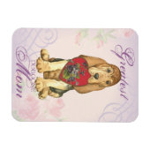 ブラッドハウンドハートママ マグネット (横)