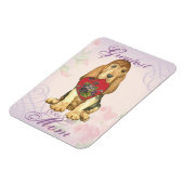 ブラッドハウンドハートママ マグネット (左側)