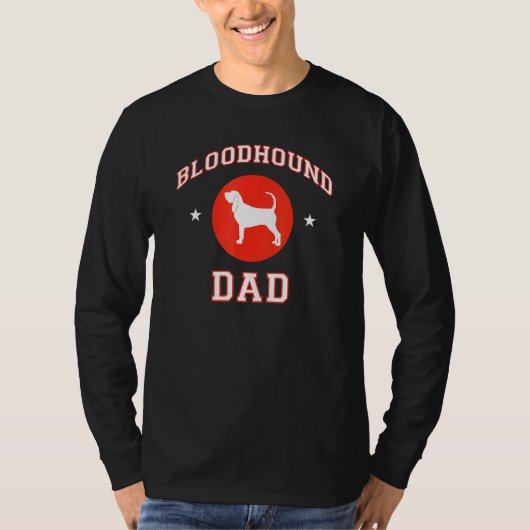 ブラッドハウンドパパ1 Tシャツ (正面)