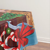 ブラッドハウンドホリデーベーキング:フェスティバルクリスマス テーブルクロス (インサイチュ)