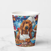 ブラッドハウンドホリデーベーキング:フェスティバルクリスマス 紙コップ (正面)