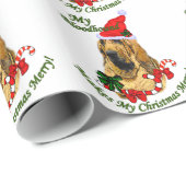 ブラッドハウンドメリークリスマス ラッピングペーパー (ロールコーナー)