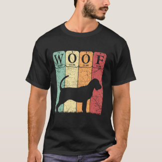 ブラッドハウンド周期表要素ブラッドハウンド犬 Tシャツ