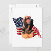 ブラッドハウンド国旗 ポストカード (正面/裏面)