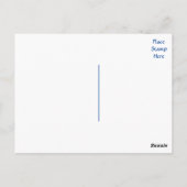 ブラッドハウンド子犬グリーティングポストカード ポストカード (裏面)