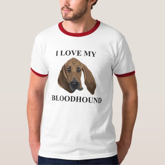 ブラッドハウンド愛 Tシャツ (正面)