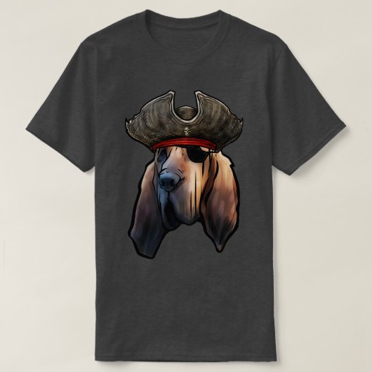 ブラッドハウンド海賊 Tシャツ (デザイン正面)
