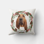 ブラッドハウンド犬 クッション (裏面)