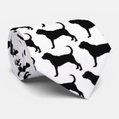 ブラッドハウンド犬 ネクタイ (ロール)