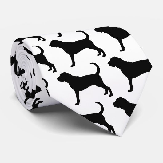 ブラッドハウンド犬 ネクタイ (ロール)