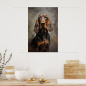 ブラッドハウンド犬 ポスター (キッチン)