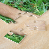 ブラッドハウンド犬 – 狩りの香り草の中のハウンド ジグソーパズル (側面)