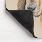 ブラッドハウンド絵画ズ – かわいいオリジナルドッグアート マウスパッド (コーナー)