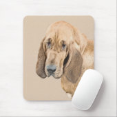 ブラッドハウンド絵画ズ – かわいいオリジナルドッグアート マウスパッド (マウス)