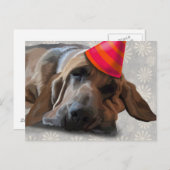 ブラッドハウンド・アフター・ザ・パーティー インビテーションポストカード (正面/裏面)