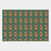 ブラッドハウンド・クリスマス ラッピングペーパーシート (正面3)