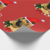 ブラッドハウンド・クリスマス ラッピングペーパー (角)